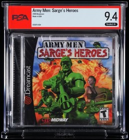Army Men: Sarge's Heroes (Sega Dreamcast, 2000) PSA 9.4 A+ WATA CGC VGA