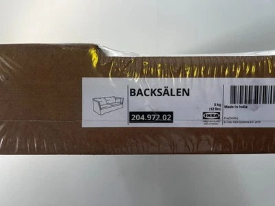 Ikea BACKSÄLEN ONLY Cover for 3-Seat sofa, Blekinge white 204.972.02 - NEW - Image 1 of 4