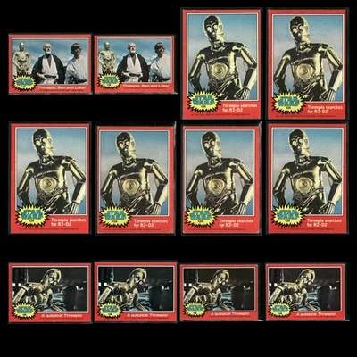 Star Wars 1977 Topps Lot (12) VG CP30 Ben Luke Vintage 1st Ed SWB1R1DSW77L225 - Image 1 of 4