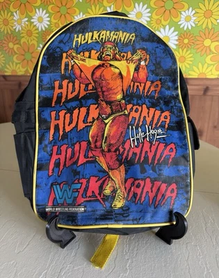 Mochila Hulkamania Hulk Hogan 1991 de colección WWF World Wrestling Federation Foto 1 de 4