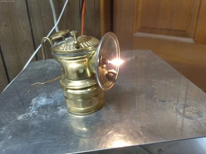 Working autolite Miner's Carbide Lamp apocalyptic caving camping hunting 91 - Picture 1 of 6