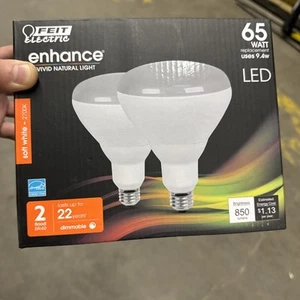 Feit Electric Br40dm/927Ca/2 Led,9.4 W,Br40,Medium Screw (E26),Pk2 - Picture 1 of 1