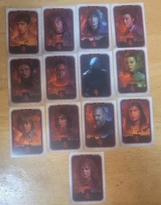 Stranger Things 第四季全国大会独家宣传卡套装缺失 5 张  — 第 1/2 张图片