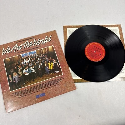 We Are the World Original Vinyl LP Various Artists  Columbia USA For Africa 1985 - Image 1 of 4