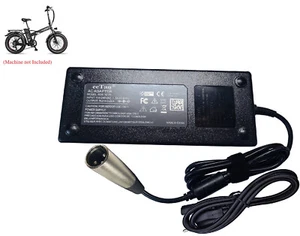 54.6V XLR 3-Pin AC Adapter For Heybike Mars Folding Fat Tire 48V Electric Bike - Picture 1 of 4