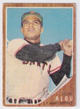 1962 TOPPS FELIPE ALOU SAN FRANCISCO GIANTS #133