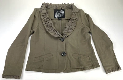 Nick and Mo XL Jacket Boutique Women's Ruffle Pocket Nordstrom's Blazer Top - Image 1 of 4