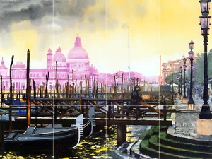 Art Romantic City Ceramic Tile Mural Backsplash Bath Landscape #188 - Picture 1 of 1