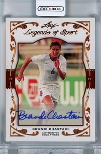 2011 Leaf Legends Of Sport Brandi Chastain Auto Ba14 19/20