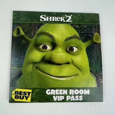 Shrek 2 Best Buy Exclusive Green Room VIP Pass Bonus DVD 2004 - Image 1 of 4