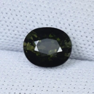 1,13 quilates MEJOR GRADO MOZAMBIQUE VERDE/TURMALINA NATURAL - ¡Piedra preciosa ovalada!! - Imagen 1 de 3
