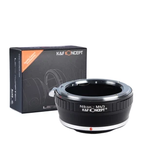 K&F Concept adapter for Nikon F mount lens to Micro 4/3 M4/3 Mount Adapter G3 GH - Picture 1 of 8