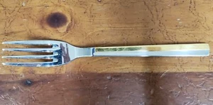 RETRONEU CENTER STAGE GOLD (STAINLESS) Dinner Fork BRAND NEW Never Used - Picture 1 of 2
