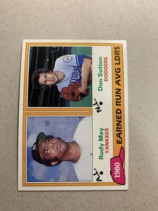 1981 Topps #7 ERA Leaders - Bild 1 von 2