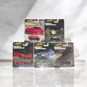 Hot Wheels Fast & Furious Premium 2024 J Set of 5 Cars HNW46-J 1/64 - Picture 1 of 6