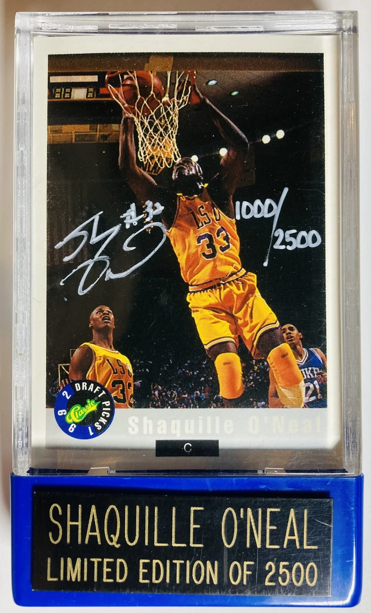Shaquille O'Neal Basketball Grade 10 1992-93 Season Sports Trading