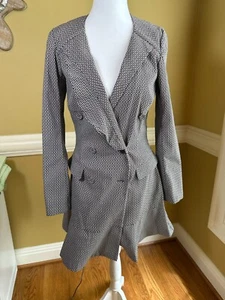 Parker Brand Women's Blazer Mini Dress Size 4 NWOT Long sleeve Geometric Print - Bild 1 von 7