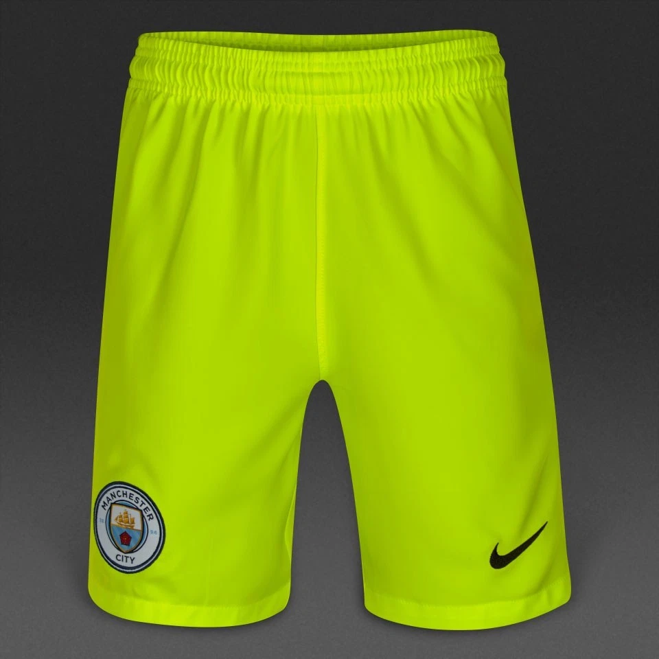 Nike  Shorts Manchester City XL Youth 13-15 yrs Goalkeepers Football 777053-702 - Image 1 of 4