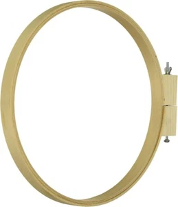 Darice 1 pezzo, 10 pollici, cerchio rotondo in legno per ricamo - Foto 1 di 2