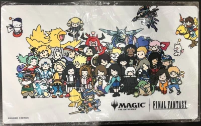 MTG Final Fantasy Chibi Chara Mini Character Playmat Japan Event Prize Limited - Image 1 of 3