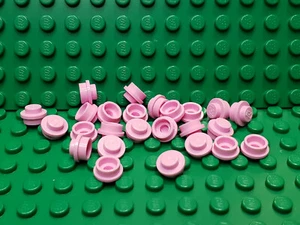 ** LOTE 25 CT ** Lego NUEVO Rosa Brillante 1 x 1 Placa Redonda Piezas Lote de 25 (A-98) - Imagen 1 de 1