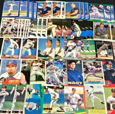 CHARLES NAGY YOU PICK EVERY CARD ROOKIES, INSERTS  HIGH GRADE CARDS INDIANS - Image 1 of 2