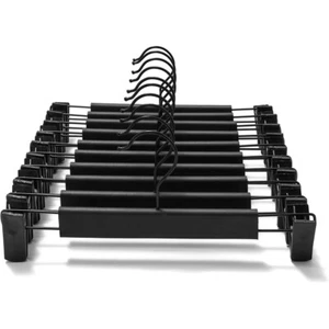 10/20/30/60 Pack Clothes Pants Hangers With 360 ° Swivel Hooks, Adjustable Clips - Picture 1 of 9