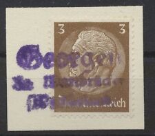 719231) DR Briefstück mit L3 Stpl. Georgen ü. Warthbrücken Wartheland Posen 