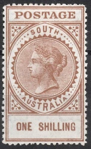 SG288 1904 1 s AUSTRALIA DEL SUR Reina Victoria Long Toms POSTAJE audaz MH HH - Imagen 1 de 2