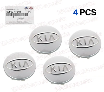 Tapacubos GENUINA ® 4 piezas 2005-11 Forte Optima Sorento Soul Sportage 529601F610 Foto 1 de 2