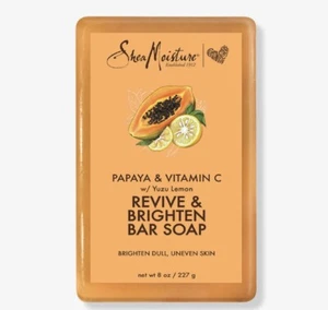 SHEA FEUCHTIGKEIT 8oz BAR PAPAYA & VITAMIN C MIT YUZU ZITRONE BELEBEN & AUFHELLEN STUMPF - Bild 1 von 9