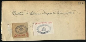 GREAT BRITAIN OFFICIAL WWI BUTTER CHEESE IMPORTS DAIRY AGRICULTURE 1918 - Picture 1 of 2