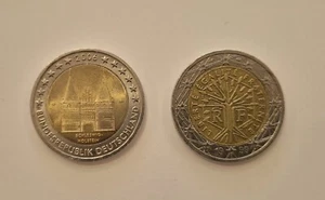 SELTEN-2 Euro Umlaufmünze von 1999 aus Frankreich -RF + 2 Euro Münze SH 2006 - Bild 1 von 2
