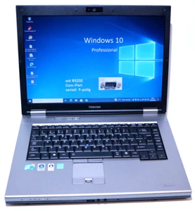 Porta COM RS232 seriale Windows 10 computer portatile Toshiba Tecra A10 2,2 GHz 120 GB SSD Win - Foto 1 di 24
