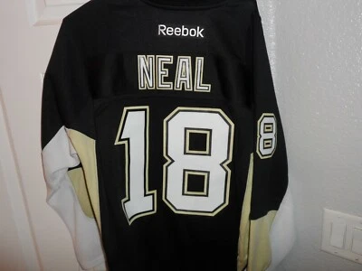 Camiseta de hockey Reebok Premier Pittsburgh Penguins Neal grande para hombre Foto 1 de 4