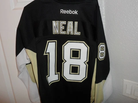Reebok Premier Pittsburgh Penguins Hockey Jersey Neal Mens X Large Cover