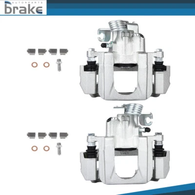 Par de pinzas de freno traseras con soporte conductor pasajero para Lincoln MKS 2009-2011 Foto 1 de 4