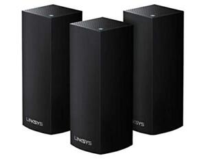 Linksys Velop Tri-Band AC6600 Whole Home WiFi Mesh System Black- 3-Pack