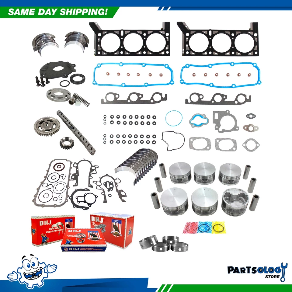 DNJ EK1134BM Master Engine Rebuild Kit For 2005 Dodge Grand Caravan 3.8L OHV - Image 1 of 4