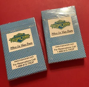 New Sealed Pair (2) Las Vegas Tropicana Casino Playing Cards Classic Decks - Picture 1 of 4