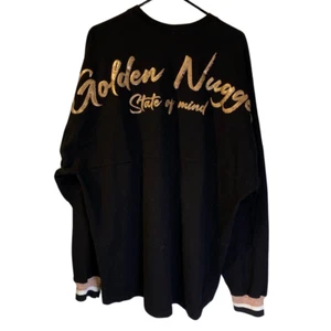 Spirit Jersey Men's Golden Nugget Las Vegas Casino Sweatshirt Size XXL Black - Picture 1 of 8