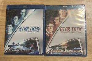 Star Trek IV & VI 4 & 6 (Blu-Ray) NEW - Foto 1 di 12
