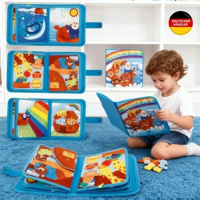 Quiet Book,Busy Board 3D Filz Buch Montessori Spielzeug Activity Boards Babybüch - Bild 1 von 4