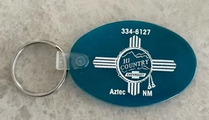 Llavero concesionario vintage Hi Country Chevrolet Aztec Nuevo México años 70 - Imagen 1 de 4