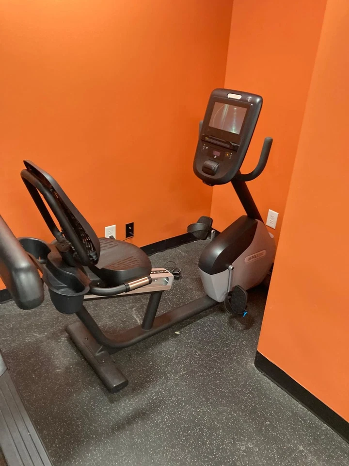 Bicicleta Reclinada Precor 865 con Consola P62 - Limpia y Reparada Foto 1 de 1