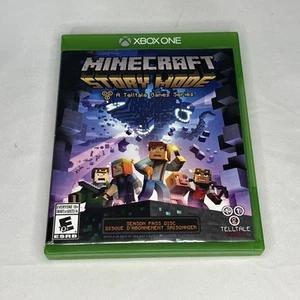 Minecraft Story Mode Season Pass Disc Xbox One CIB Complete - Picture 1 of 6