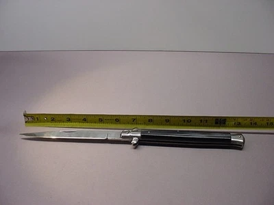 VINTAGE  HUGE  13-3/16". MANUAL  ITALIAN  LOCK BACK   MADE IN ITALY  STUNNING ! - Image 1 of 4