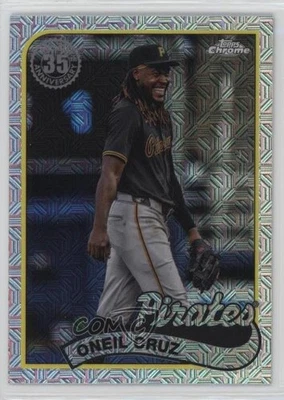 2024 Topps Update 1989 Topps Chrome Silver Pack Oneil Cruz #T89CU-48 - Image 1 of 2