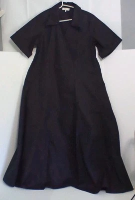 Vestido Lafayette 148 New York Cinturón M DOX9R - 1R48 Color Negro Lavable a Máquina Foto 1 de 4