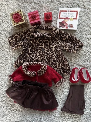 AMERICAN GIRL BITTY BABY CHOCOLATE CEREJA ROUPA CASACO SEM CAIXA Exc Cond - Imagem 1 de 4